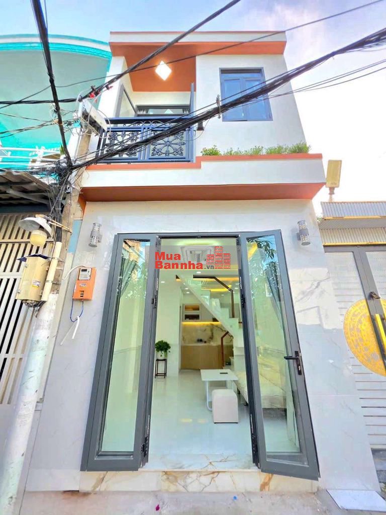 nhà sổ chung 3.4x7m 1 lầu hẻm 3m Huỳnh Tấn Phát 1.33 tỷ