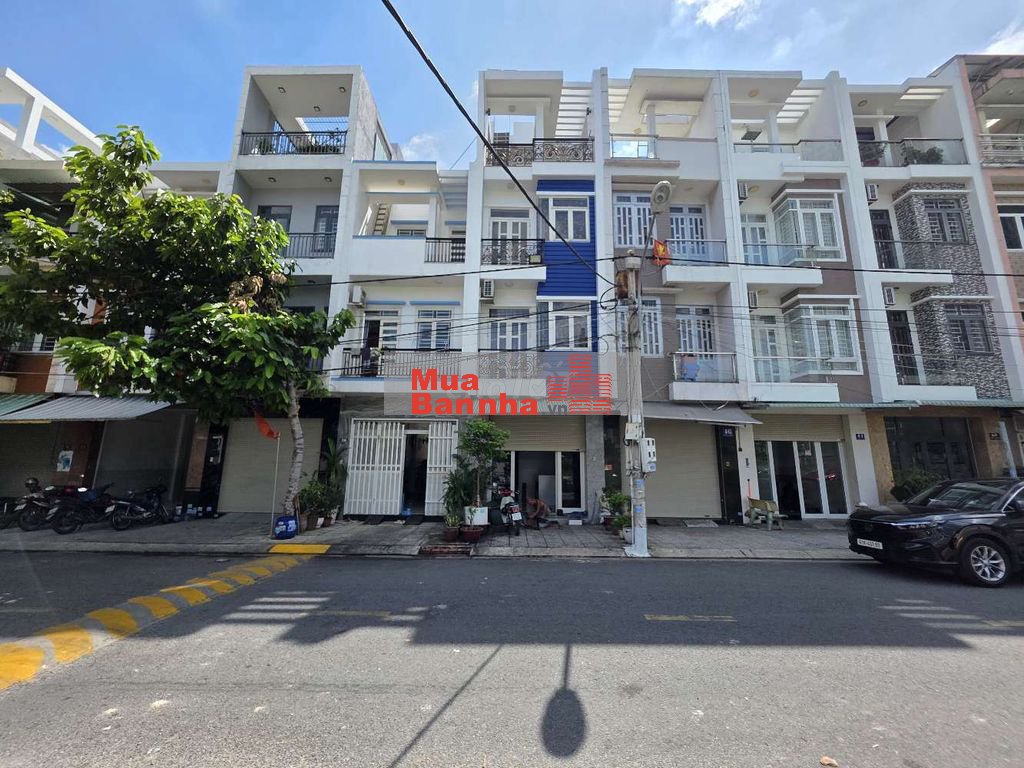 Nhà phố mặt tiền kinh doanh kdc Hương Sen gần chợ Việt Lập,p An Bình