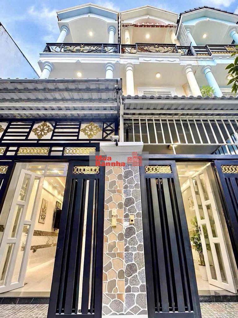 86.6m², Bán nhà mới 3 tầng, 3Pn, Lê Văn Khương, Q.12, Giáp Gò Vấp, 3 T