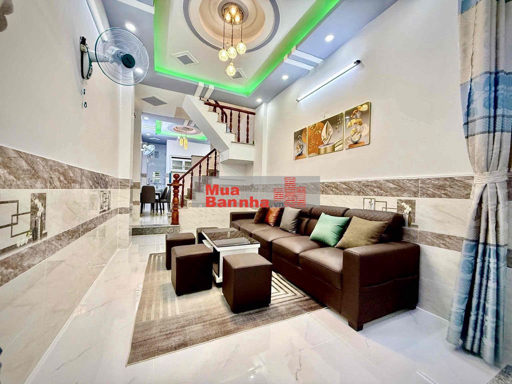 86.6m², Bán nhà mới 3 tầng, 3Pn, Lê Văn Khương, Q.12, Giáp Gò Vấp, 3 T