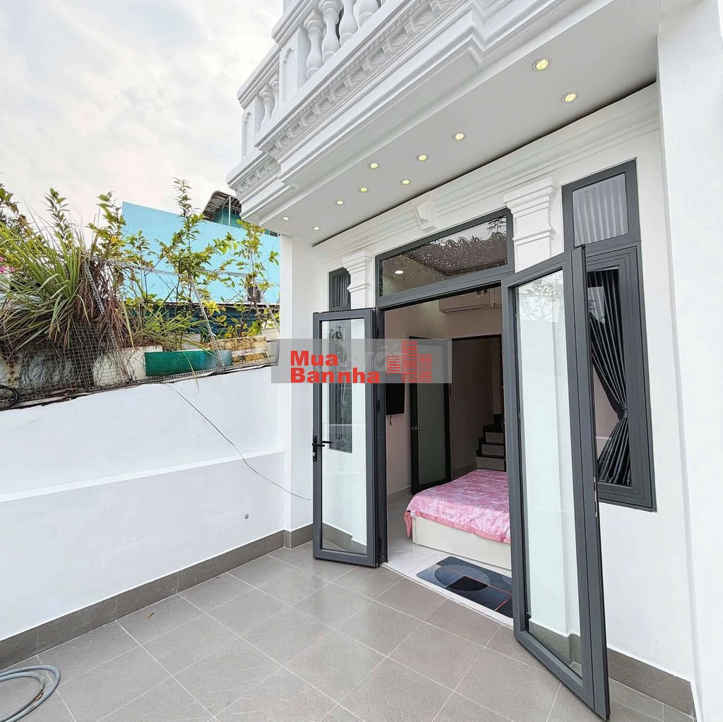 NHÀ GÒ VẤP 1 TRỆT 2 LẦU ĐÚC BTCT SỔ HỒNG RIÊNG HẺM 3M KHU DÂN TRÍ CAO