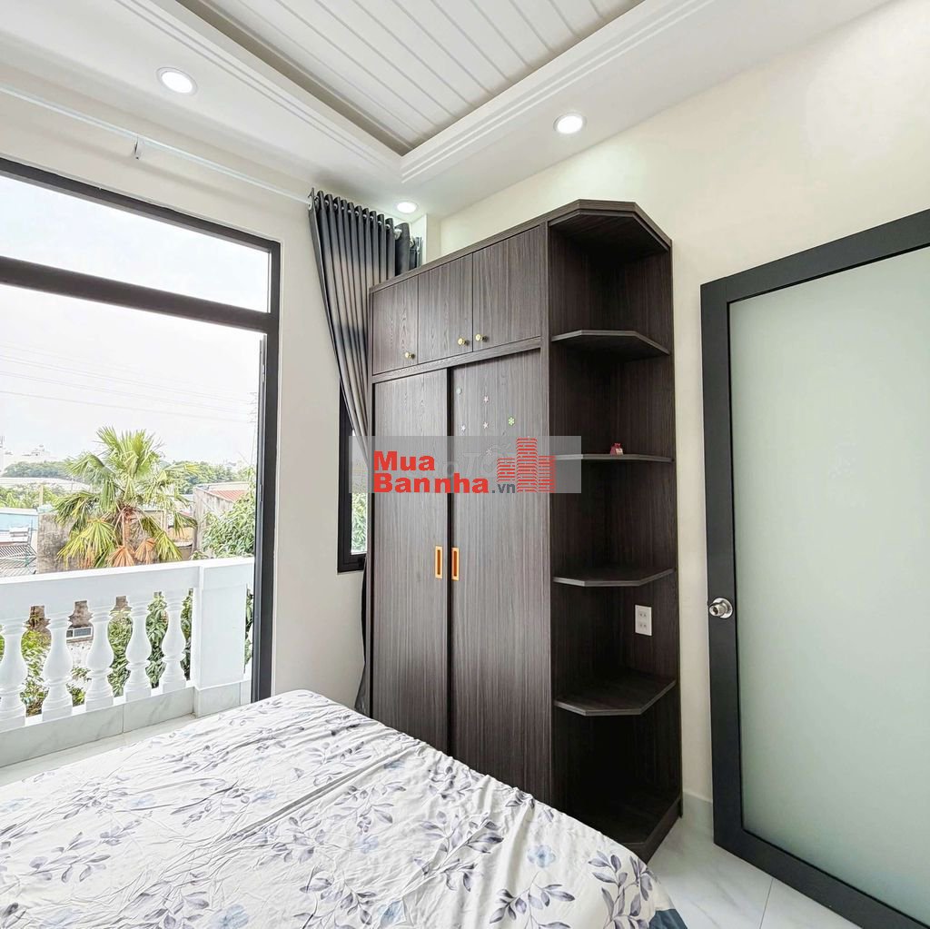 NHÀ GÒ VẤP 1 TRỆT 2 LẦU ĐÚC BTCT SỔ HỒNG RIÊNG HẺM 3M KHU DÂN TRÍ CAO
