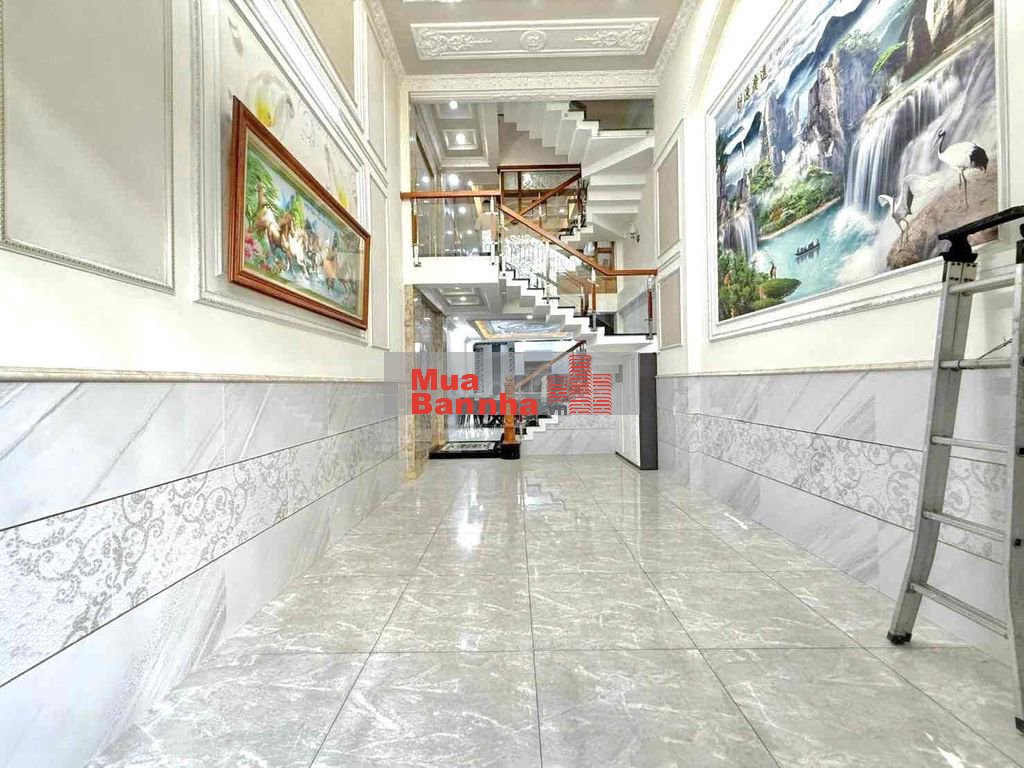 Nhà 4m x 15.5m 4.5 Tầng Hẻm nhựa 12m Khu đồng bộ Đường Hiệp Thành 13
