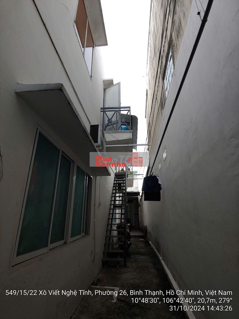 BÁN NHÀ HẺM ĐƯỜNG XÔ VIẾT NGHỆ TĨNH, BÌNH THẠNH.