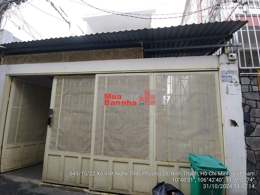 BÁN NHÀ HẺM ĐƯỜNG XÔ VIẾT NGHỆ TĨNH, BÌNH THẠNH.