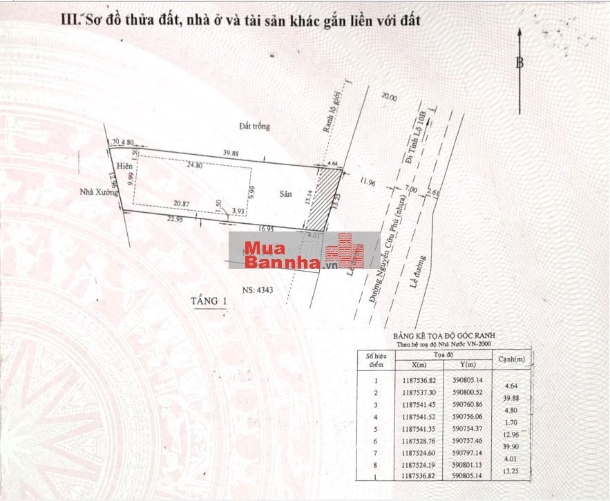 600m2 MT Nguyễn Cửu Phú (13x51) cách TVG 1km