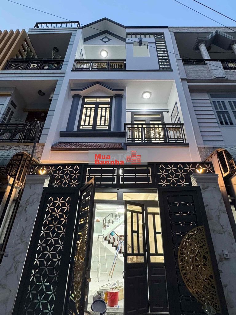 Nhà Bình Tân ( 4,4m x 15m ) 1 trệt 2Lầu, Nhà đẹp