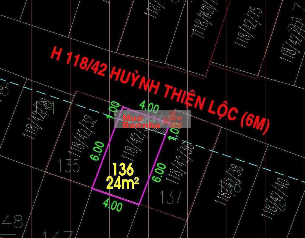 Bán nhà HXH đường huỳnh thiện lộc 2.5 tầng giá rẻ