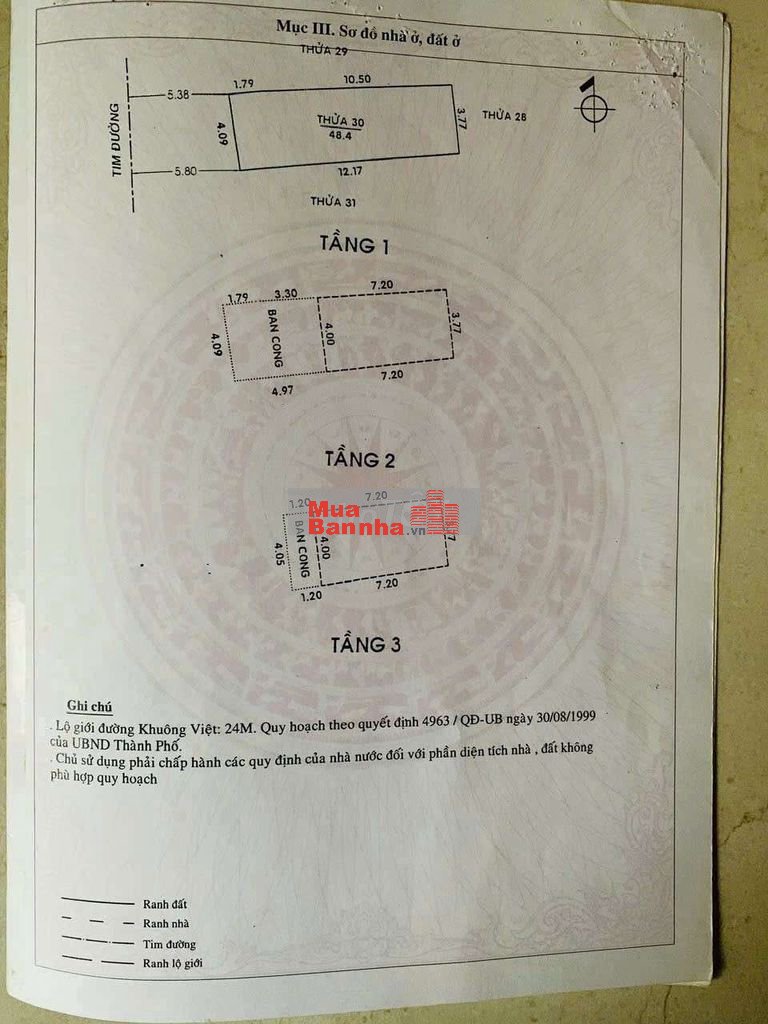 bán nhà MT Khuông Việt 48.4m đất nhà 4 tầng giá rẻ