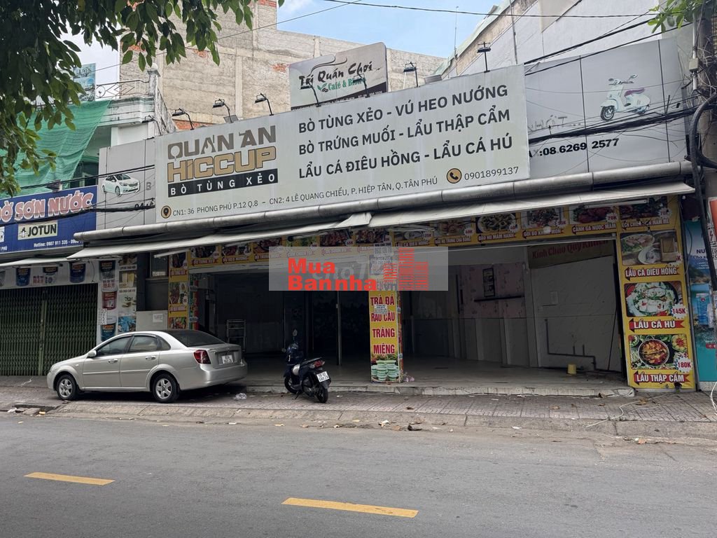 Bán nhà mặt tiền Quận Tân phú, DT:102m2, giá 13 tỷ (TL)