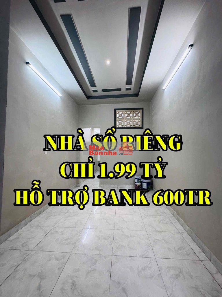 📣NHÀ SỔ RIÊNG GẦN CHỢ CÂY ME - HẺM BÀ ĐIỂM 11 - 1.95 TỶ
