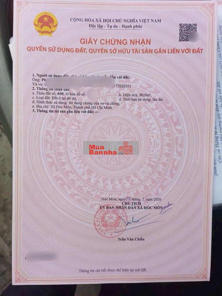 Cần bán Nhà Nát đường bê tông 4m Gần Chợ Hóc Môn – 929 Triệu, Sổ riêng Cần bán Nhà Nát đường bê tông 4m Gần Chợ Hóc Môn – 929 Triệu, Sổ riêng