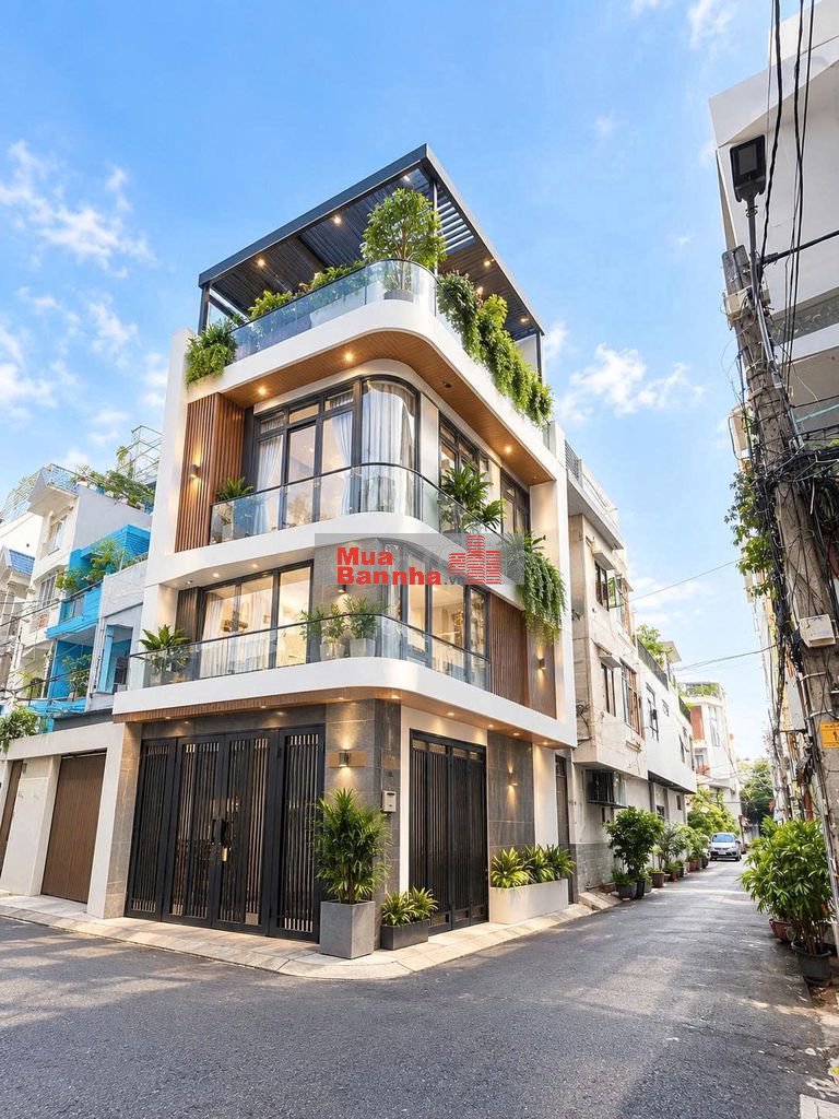 Góc 2 MTNB Khu Nguyễn Minh Hoàng --DT: 4,1x20m - 4 Tầng--giá 15 tỷ