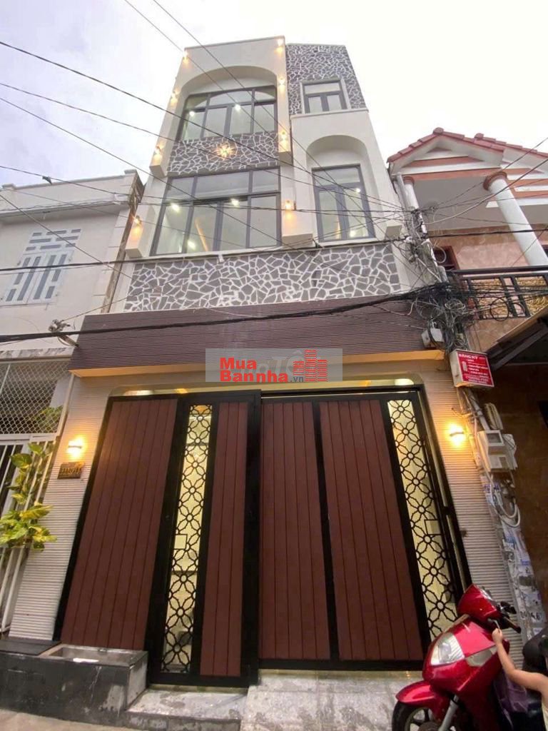 NHÀ 3 TẦNG MỚI ĐẸP HẺM 388 NVC
