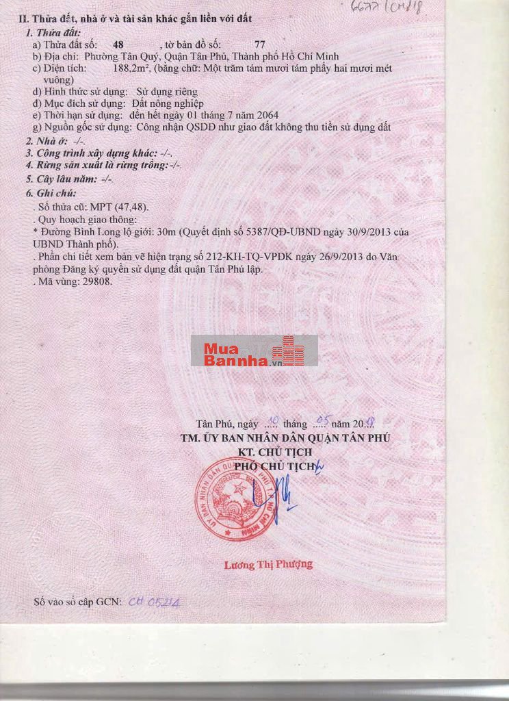 BÁN NHÀ 584 BÌNH LONG 188,2M2, NGANG 4, DÀI 48 SÁT AEON TÂN PHÚ 11,8TỶ