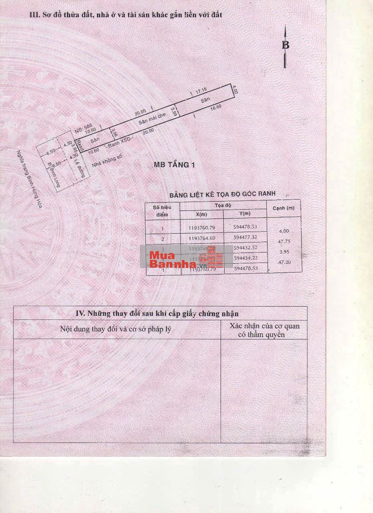 BÁN NHÀ 584 BÌNH LONG 188,2M2, NGANG 4, DÀI 48 SÁT AEON TÂN PHÚ 11,8TỶ