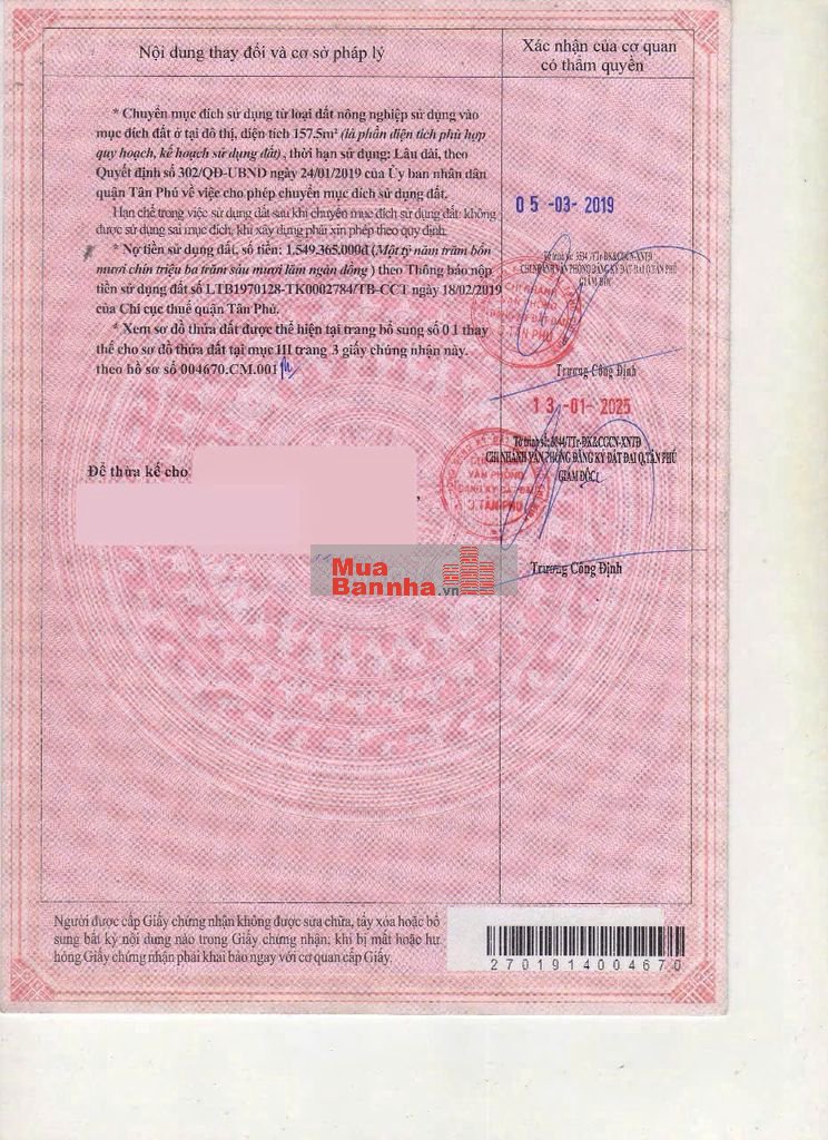 BÁN NHÀ 584 BÌNH LONG 188,2M2, NGANG 4, DÀI 48 SÁT AEON TÂN PHÚ 11,8TỶ
