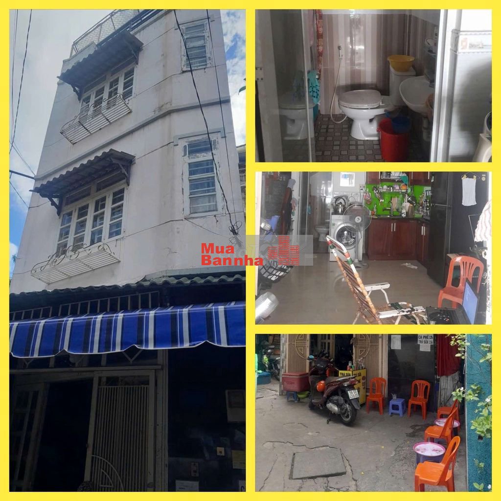 Bán Nhà Bình Thạnh - Ngang hơn 4m  / 1 Trệt 2 Lầu / SânThượng /