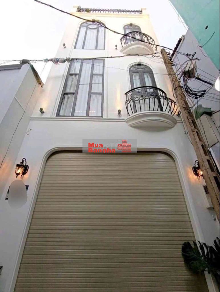 Nhà Thạch Lam,Tân phú_3 tầng_dtsd 60m2,nhà new ngang 4m,SHR Vuông vức