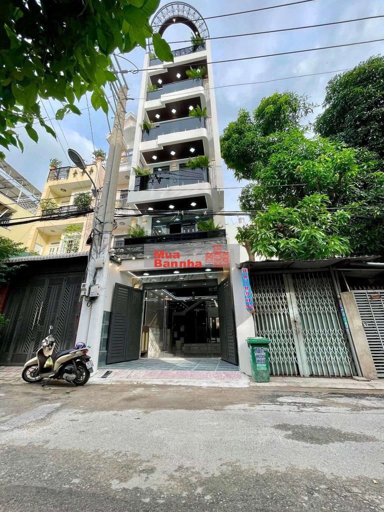 Nhà Mặt Tiền Trung Mỹ Tây 01, 4.3mx20m 6 Tầng Tháng Máy Giá 9.790 Tỷ