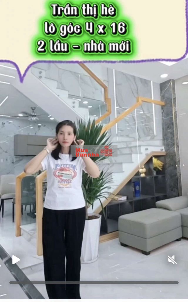Bán nhà Trần Thị Hè Quận 12, 4x16m, lô góc, hẻm kinh doanh
