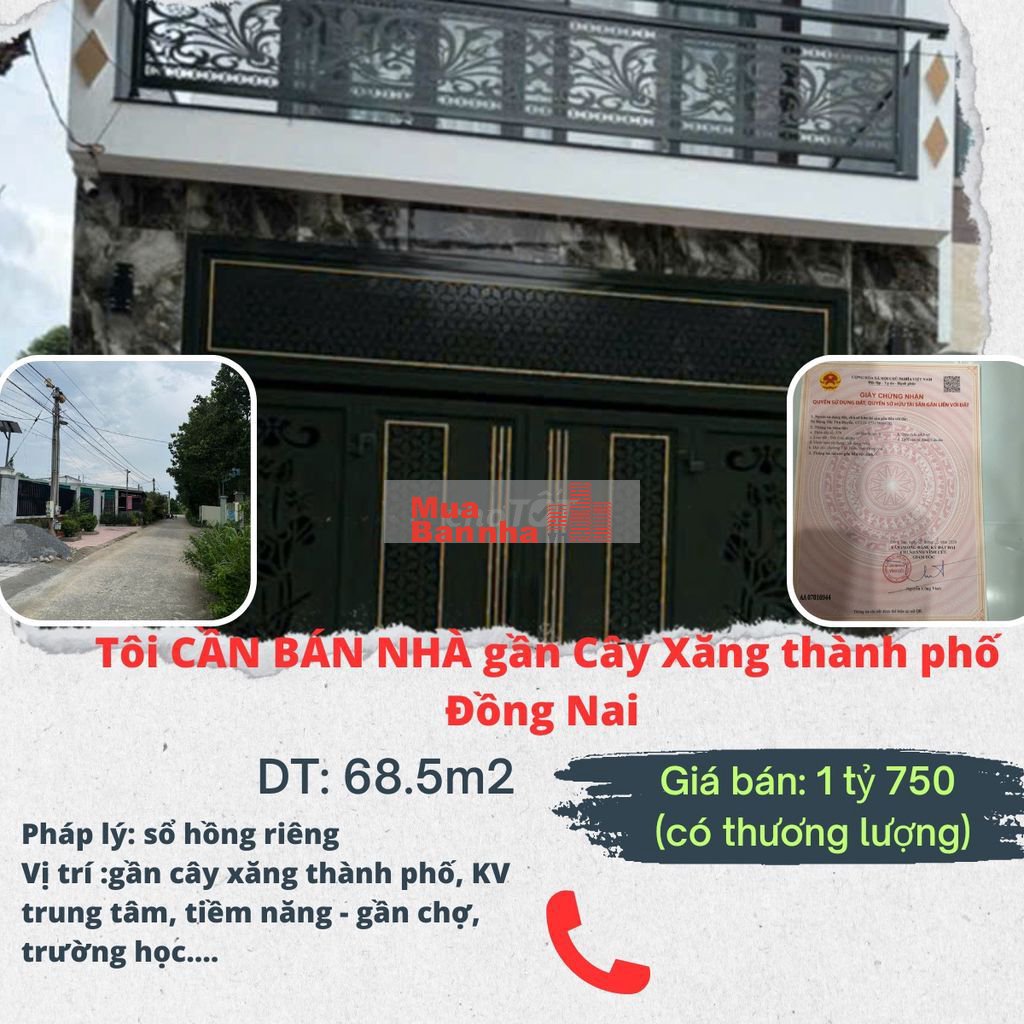 tôi cần bán nhà Phố CÂY DA, Tân Triều Đồng Nai
