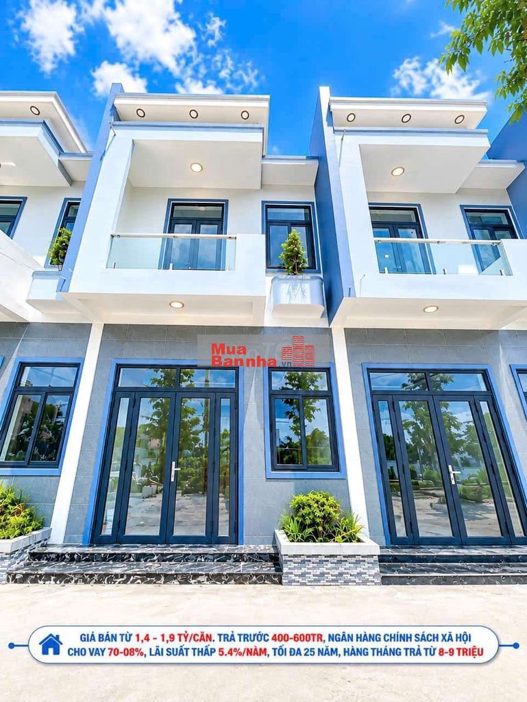 🇻🇳NHÀ Ở XH 🇻🇳CHỈ TỪ 1,4 tỷ 🇻🇳2 TẦNG- 5❌24-ĐƯỜNG NHỰA 12M