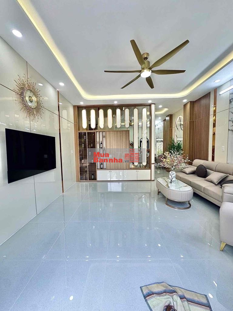 NHÀ 4 TẦNG GẦN SIÊU THỊ EMART PHAN HUY ÍCH - NHÀ MỚI NỘI THẤT CAO CẤP