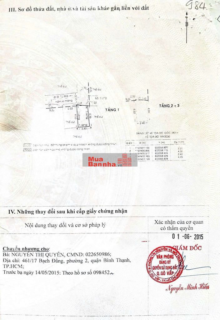 Chính chủ nhà Tú Mỡ 2 lầu sổ riêng