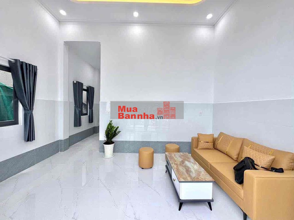 Nhà Mới Mái Hộp 5 x 16m Ngay Ngã Ba Mỹ Lộc - Sổ Hồng Hoàn Công Giá Rẻ