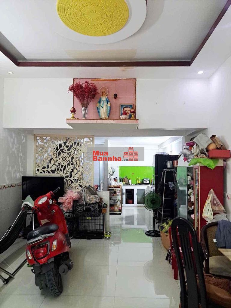HẺM OTO 5M GIÁP Q6 - NHÀ 3 TẤM RƯỠI ĐÚC BTCT - 3PN