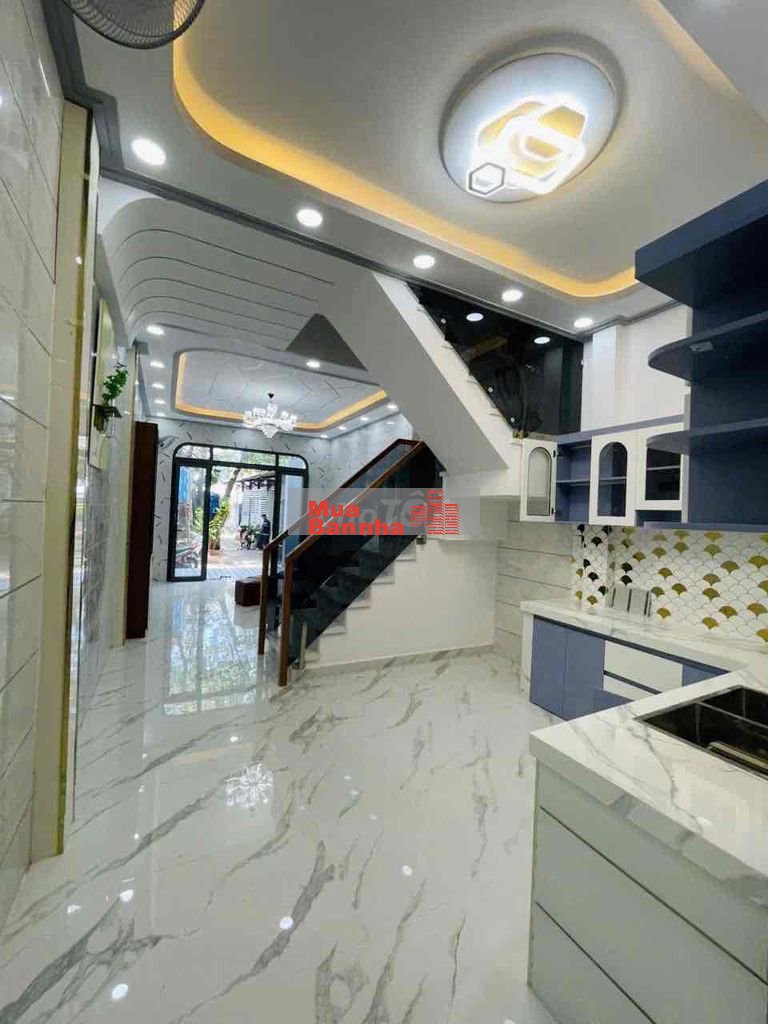 BÁN NHÀ - 3 TẦNG - KẾ TÂN HÒA ĐÔNG,BÌNH TÂN - 4x13 - HẺM XE HƠI