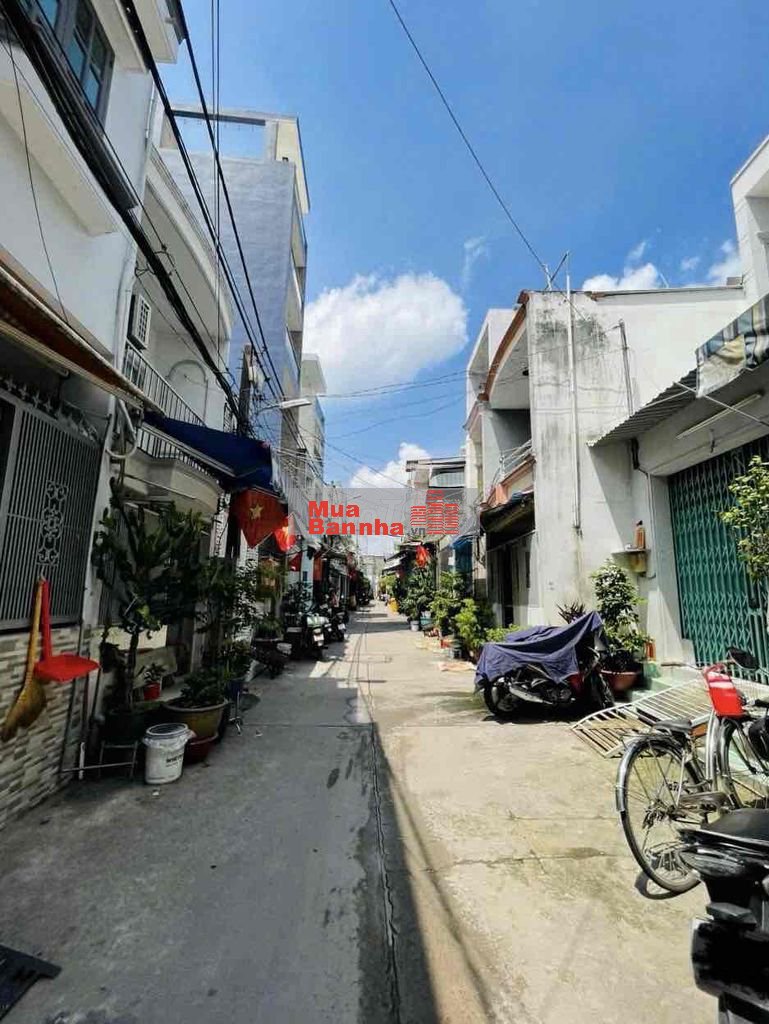 BÁN NHÀ - 3 TẦNG - KẾ TÂN HÒA ĐÔNG,BÌNH TÂN - 4x13 - HẺM XE HƠI