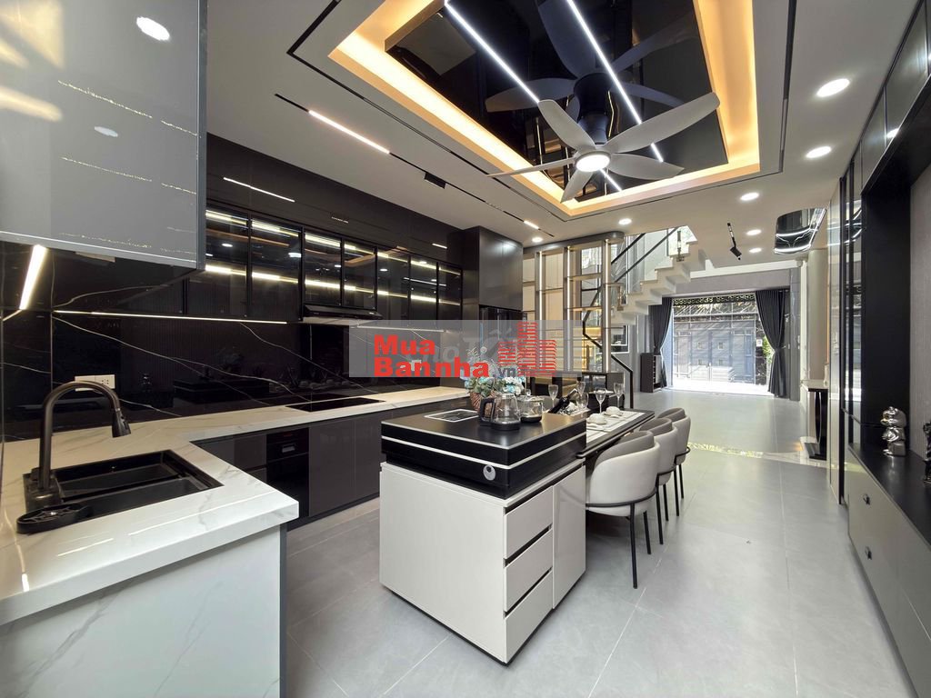 Nhà mới full nội thất đường TX 25, DT:4x16M, Lửng, 3 Lầu, 4PN, P.thờ