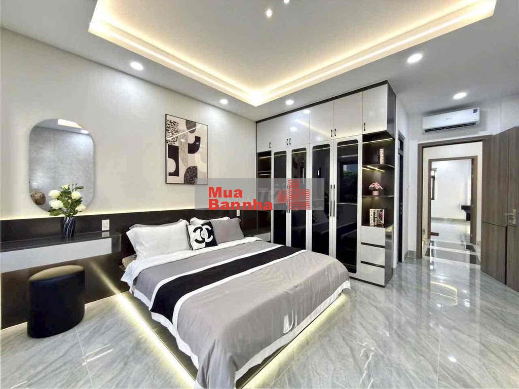 Nhà mới full nội thất đường TX 25, DT:4x16M, Lửng, 3 Lầu, 4PN, P.thờ