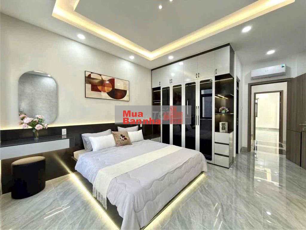 Nhà mới full nội thất đường TX 25, DT:4x16M, Lửng, 3 Lầu, 4PN, P.thờ
