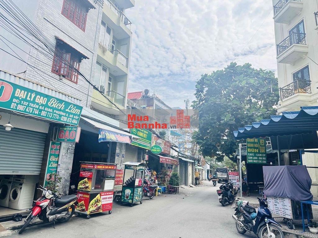 CC bán nhà mặt tiền trần bá giao,f5, 4 lầu