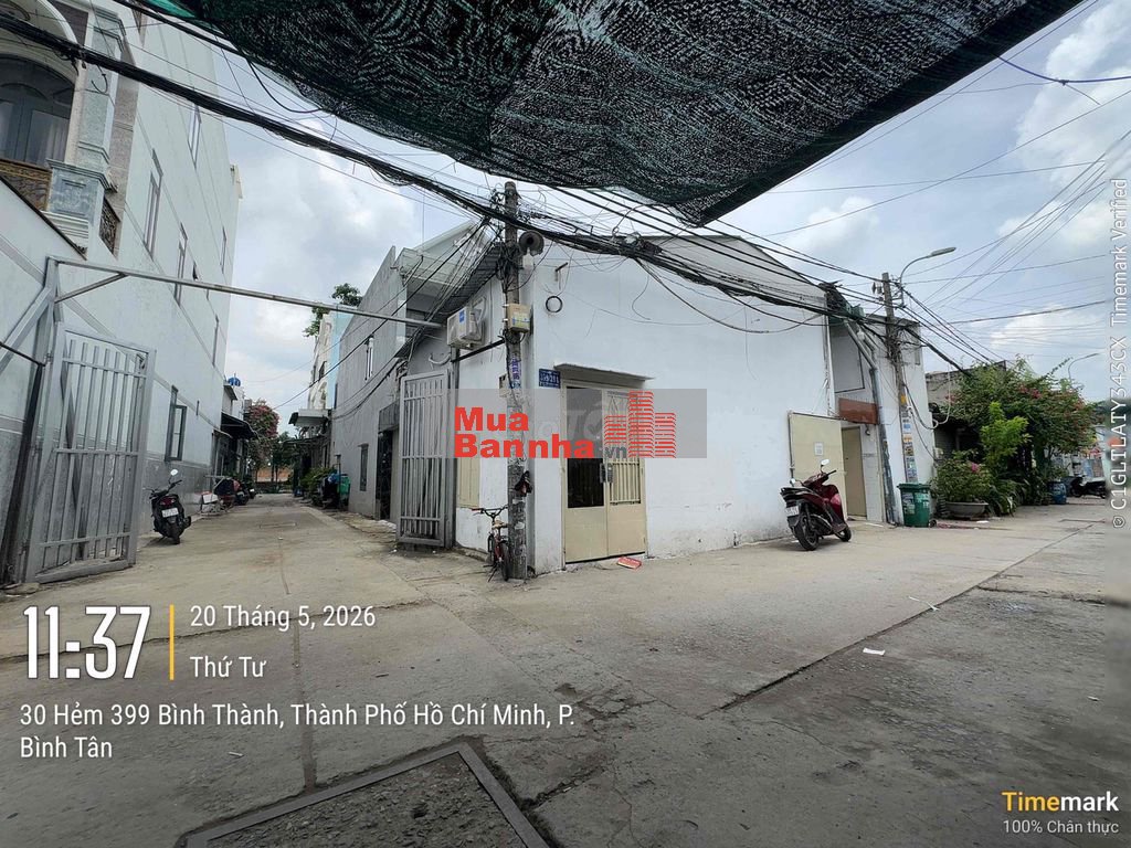 Bán nhà 4x20, SHR, có 3 lô tại 399/39A Bình thành, BHH