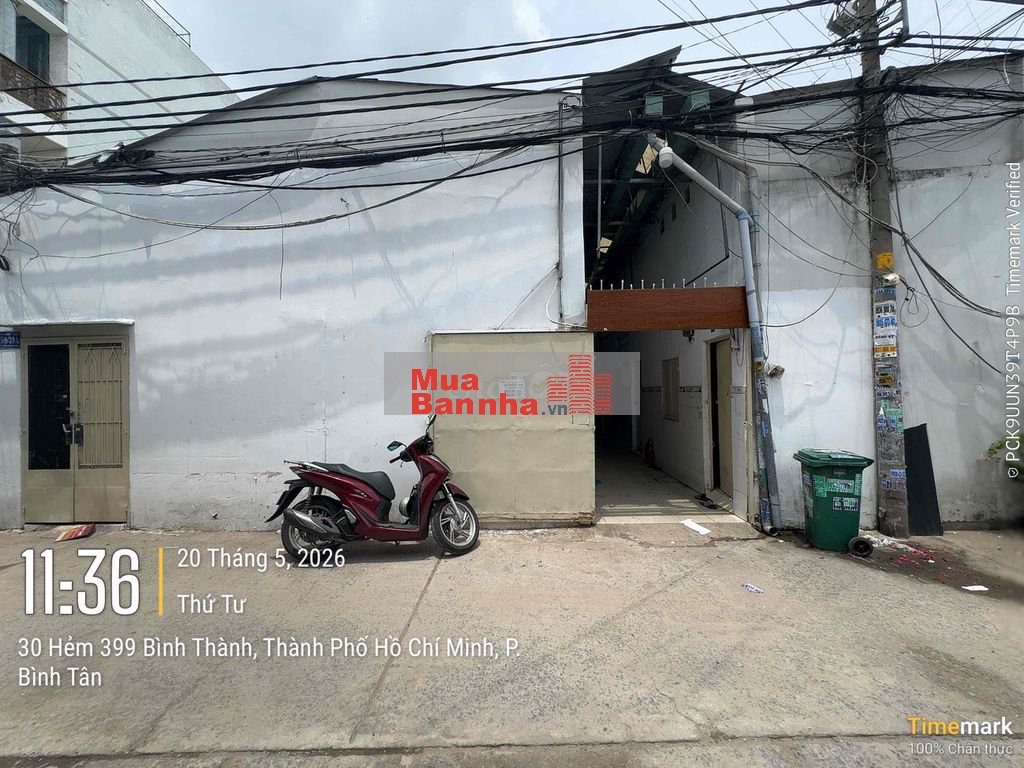 Bán nhà 4x20, SHR, có 3 lô tại 399/39A Bình thành, BHH