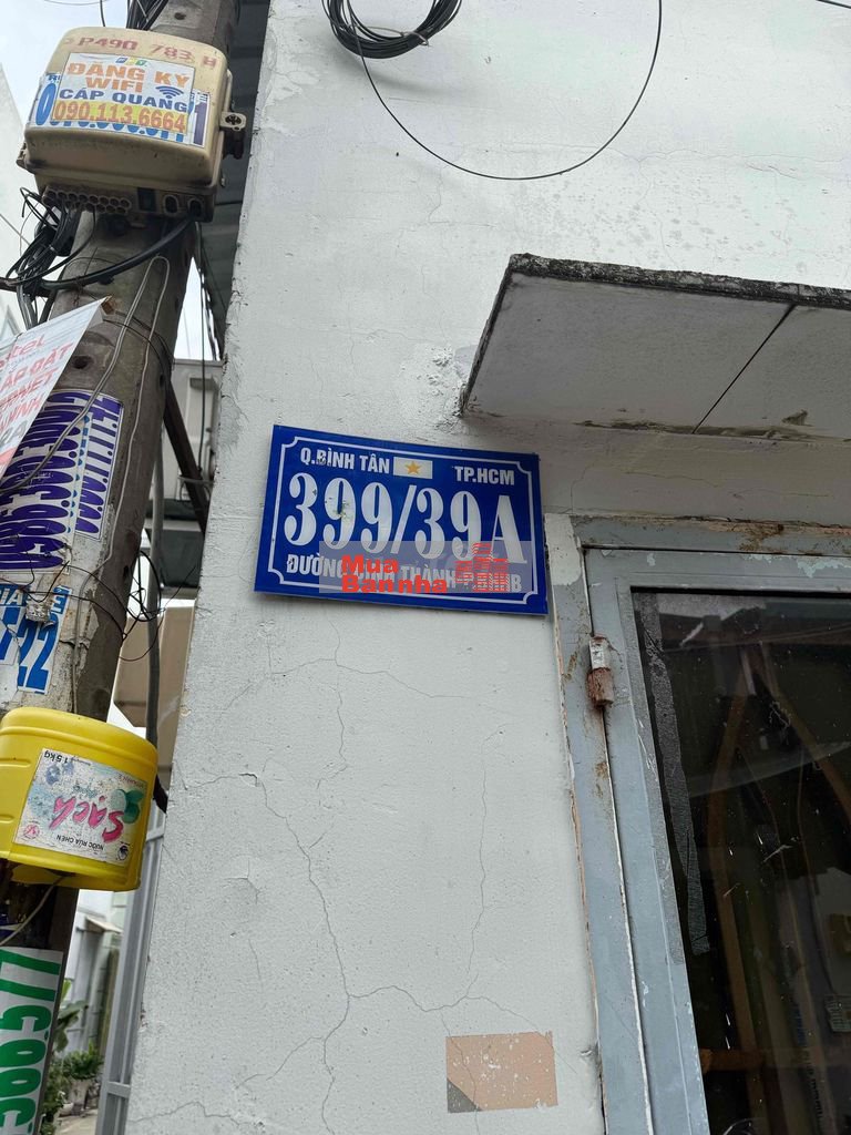 Bán nhà 4x20, SHR, có 3 lô tại 399/39A Bình thành, BHH