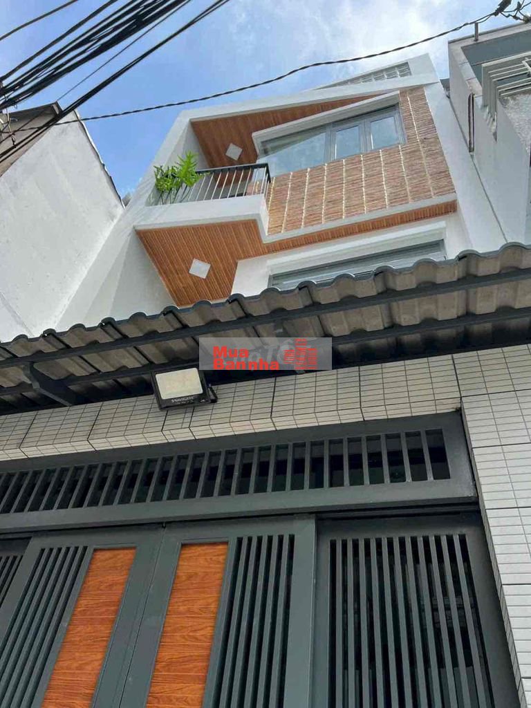 🛑NHÀ MỚI, 4 TẦNG, HẺM THÔNG, GẦN MT PHẠM HÙNG