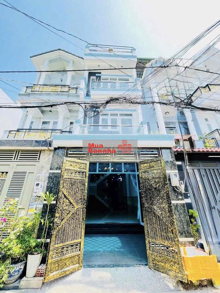 NHÀ 4 TẦNG - HẺM XE TẢI ĐƯỜNG HIỆP THÀNH 13, Q12 - 68M2, KHU DÂN TRÍ