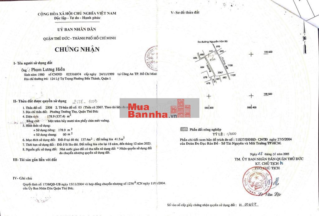 Cần bán nhà mặt tiền
