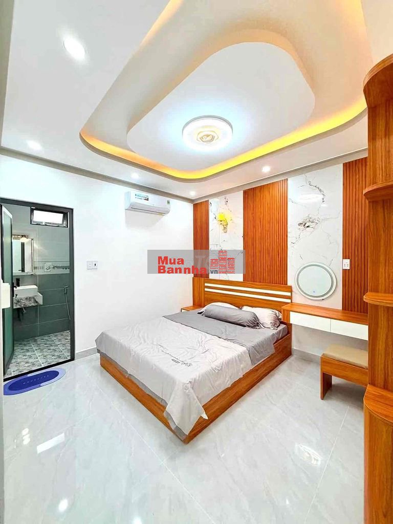 Nhà Mới Xây 4,4 x 21m Ngay Lộc Hậu Mỹ Lộc Đường Xe Hơi 7 Chỗ - SHR