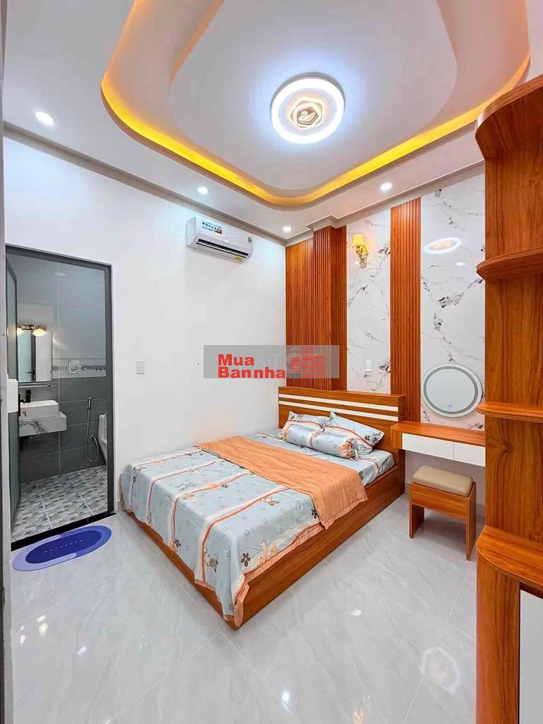Nhà Mới Xây 4,4 x 21m Ngay Lộc Hậu Mỹ Lộc Đường Xe Hơi 7 Chỗ - SHR
