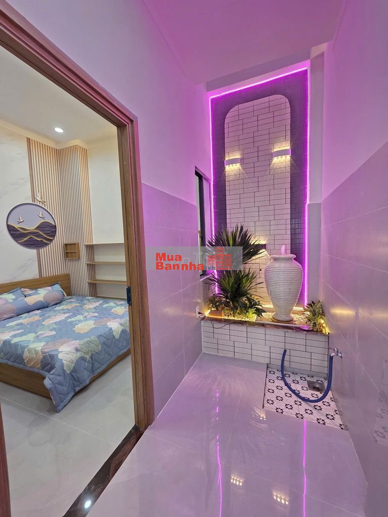 Nhà Trệt Lầu Hoàn Công Đầy Đủ Nội Thất gần chợ Hóa An, sông Đồng Nai