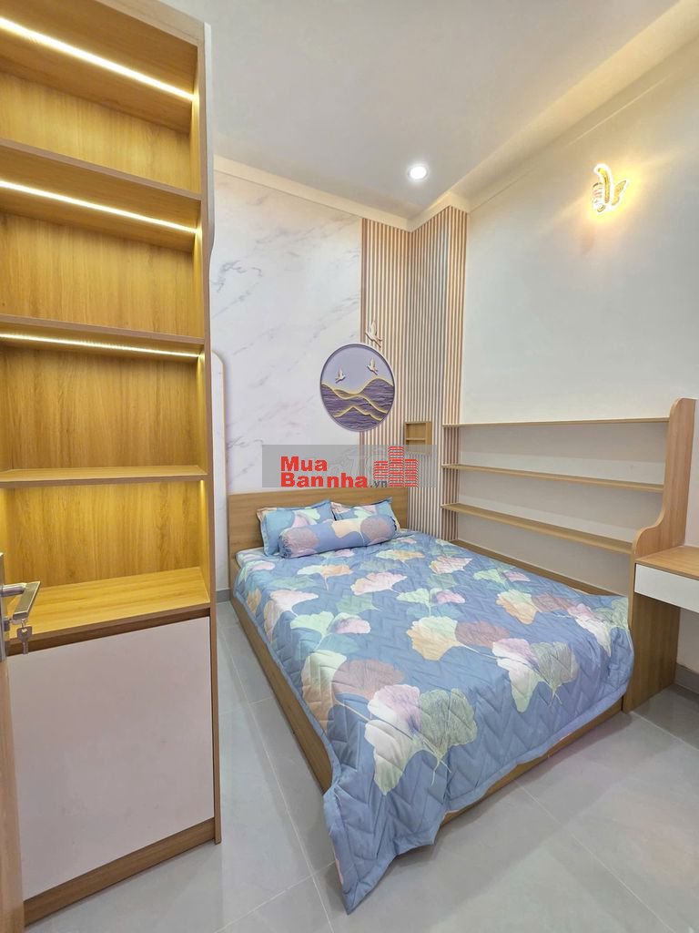 Nhà Trệt Lầu Hoàn Công Đầy Đủ Nội Thất gần chợ Hóa An, sông Đồng Nai