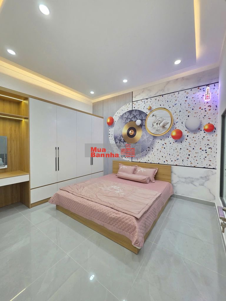 Nhà Trệt Lầu Hoàn Công Đầy Đủ Nội Thất gần chợ Hóa An, sông Đồng Nai