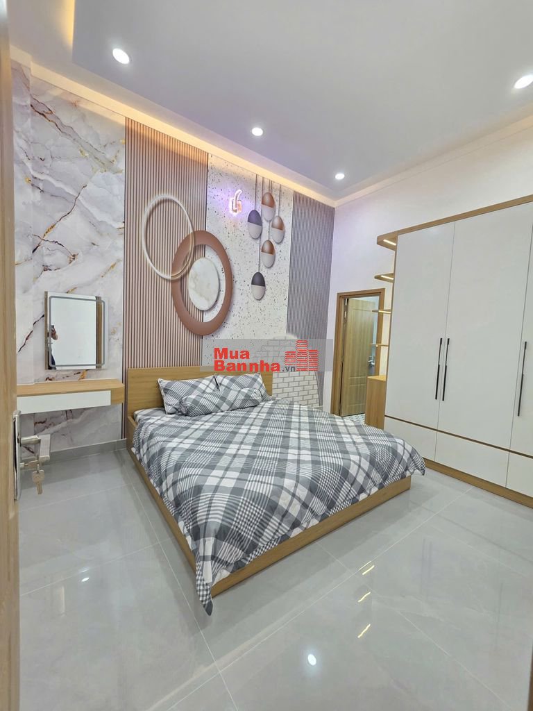 Nhà Trệt Lầu Hoàn Công Đầy Đủ Nội Thất gần chợ Hóa An, sông Đồng Nai