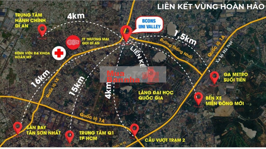 Nhà phố Bcons Uni Valley - chỉ với 9tỷ/căn !!!